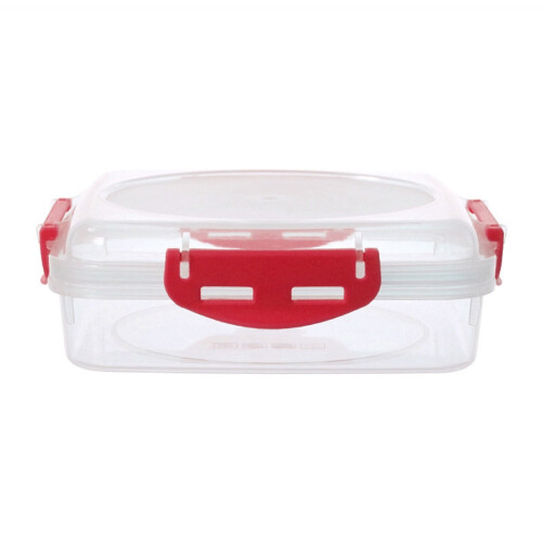Boîte à sandwich réutilisable sans BPA, rouge, lot de 1