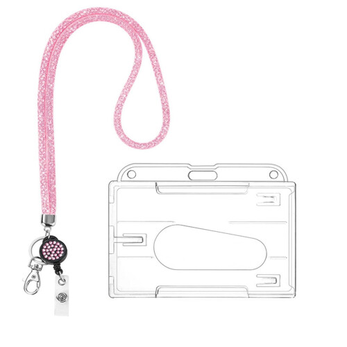 Lanière porte-badge Witspace Bling avec support rétractable1