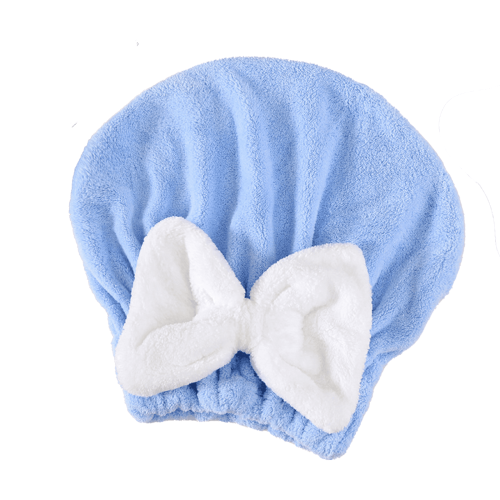 Σκούφος μαλλιών για γυναίκες με απαλό sleep wrap σε μπλε χρώμα