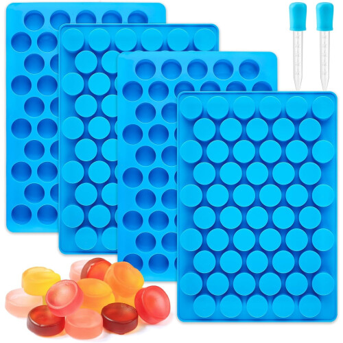 Moule à bonbons carré en silicone 252 cavités