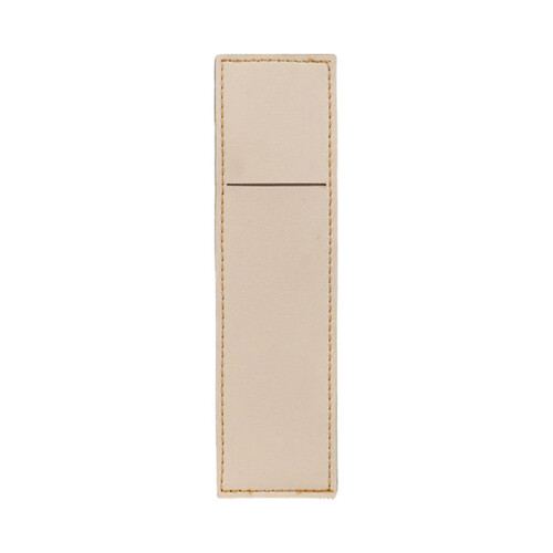Elastisches Bibel-Stiftetui aus PU-Leder, beige, 1 Stück