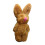 Realistic plush rabbit toy 6 cm soft stuffed miniature 1