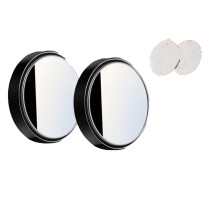 Rétroviseur d'angle mort rond en verre véritable 5 pouces