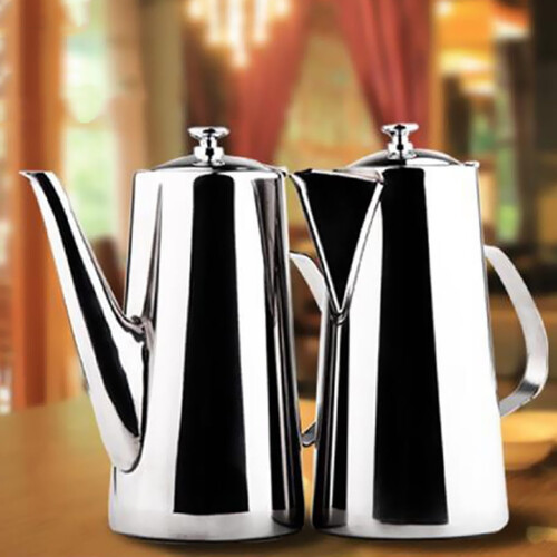 Edelstahlkaraffe mit Deckel und Griff, 2 l 2