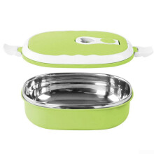 Boîte à bento portable en acier inoxydable (1 pièce)