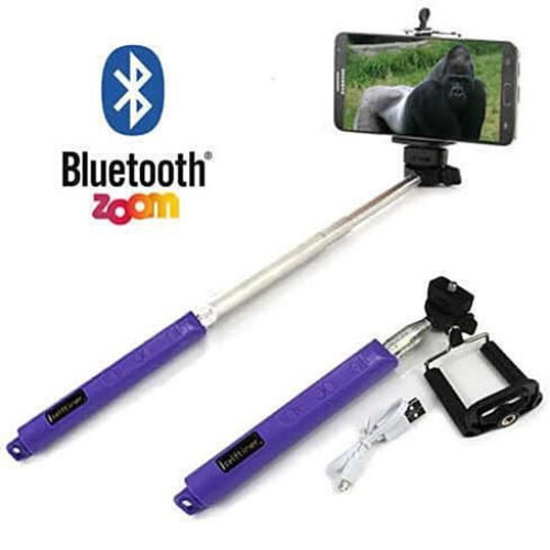 Selfie Monopod Teleskopstang Bluetooth Zoomkontroll