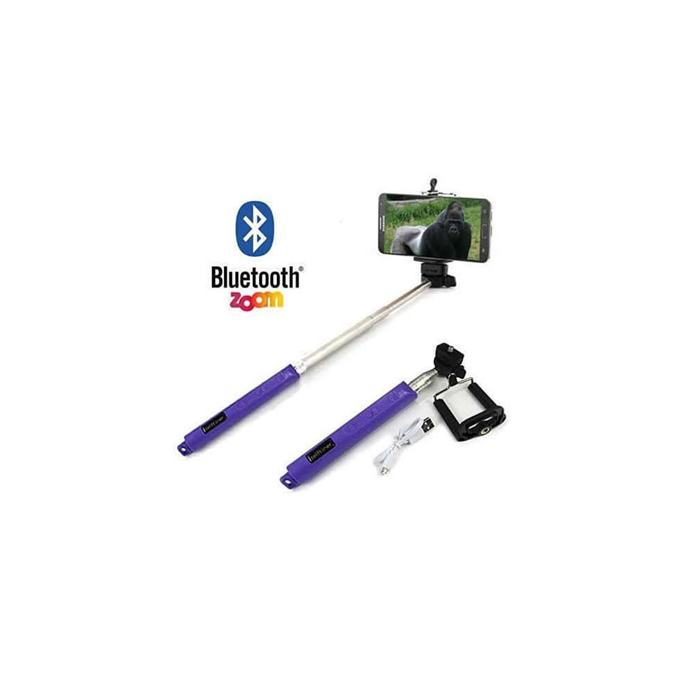 Selfie Monopod Telescopic Stick Bluetooth Zoom Control 9122141438298