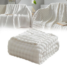 Lilla 3D boble flannel tæppe 50x60 tommer