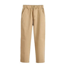 Boys Pants - Khaki School Pants Elastic Waist Dress Trousers Stretch Comfort Fit -Resistant Casual Use - Uniform Pants for Boys,Khaki,9-10 Years