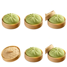 Juguetes antiestrés con forma de bollo al vapor (3,9 pulgadas, paquete de 5)