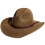 Μάλλινο καπέλο Homburg για άνδρες, ένα μέγεθος 1