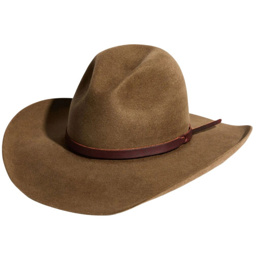 Μάλλινο καπέλο Homburg για άνδρες, ένα μέγεθος