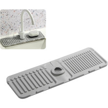 Tapis d'évier en silicone pour robinet