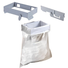 Opvouwbare vuilniszakhouder voor wandmontage 12,2" x 1,57" (1 stuk)
