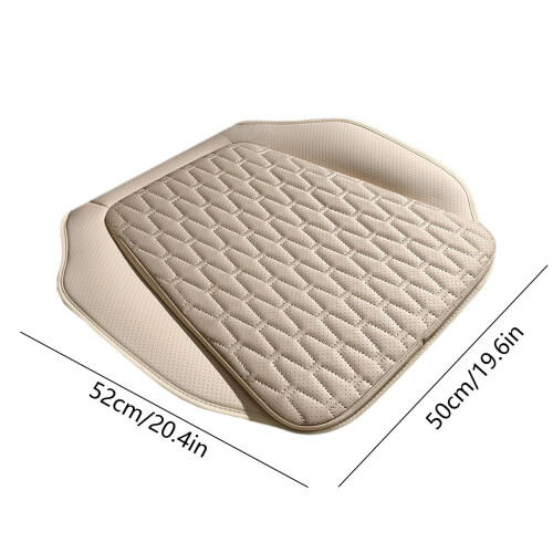 Car Seat Cushion Breathable Perforated Leather 1-Pack 2