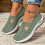 Klassische Damen-Loafer, Grün, Größe 43 1