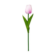 Tulipas artificiais realistas de seda, 34 cm (13,4 polegadas), 1 peça.