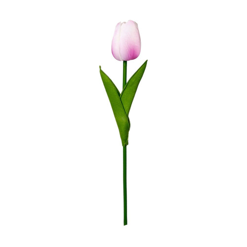 Tulipas artificiais realistas de seda, 34 cm (13,4 polegadas), 1 peça.