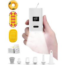 Pompe à air portable OMQ pour objets gonflables avec affichage LED électrique