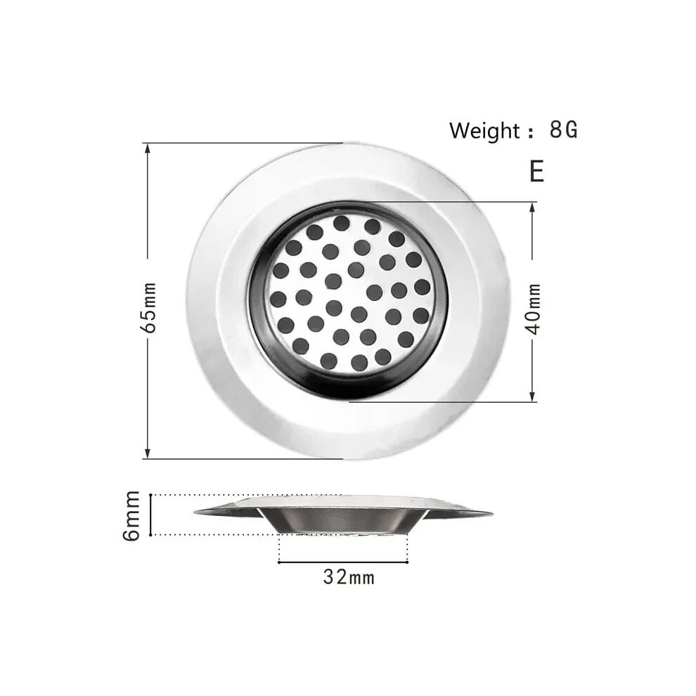 Stainless Steel Sink Strainer Mesh Filter 1 Pack 971050104539