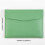 Leather A4 Document Folder with Snap Closure Black 3