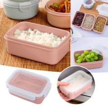 Lancheira Bento Hermética Livre de BPA com 3 Compartimentos