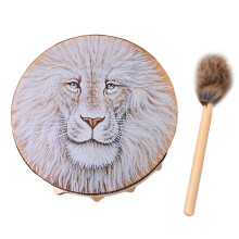 Handmade Siberian Shamanic Drum with Drumstick