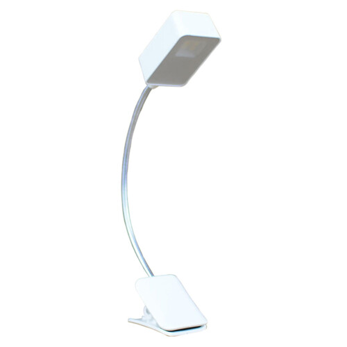 Lampe de lecture LED rechargeable à pince (1 pièce)