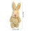 Conejo de peluche realista para casa de muñecas, 6 cm 2