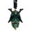 Samurai Hannya autós tükör medál1db 1