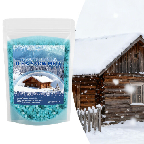 Sel de dégivrage bleu granulé 50 lb