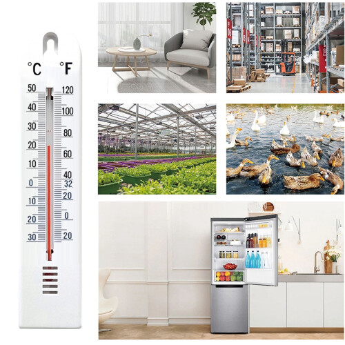 Θερμόμετρο τοίχου -60 έως 120F για εσωτερικούς και εξωτερικούς χώρους