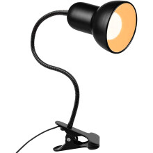 Lampe de bureau avec col de cygne et rotation à 360, alimentée par USB