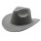 Hata Cowboy le Brim Leathan do Pháirtithe agus do Léirithe 1
