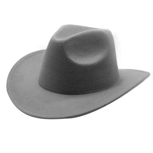 Hata Cowboy le Brim Leathan do Pháirtithe agus do Léirithe