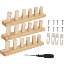 Wooden Knitting Loom Kit Adjustable Chunky Blanket Frame 35