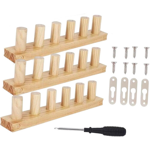 Wooden Knitting Loom Kit Adjustable Chunky Blanket Frame 35