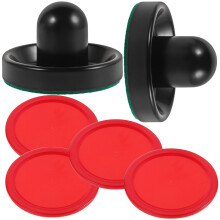 Juego de 2 piezas de paletas y discos para hockey de aire