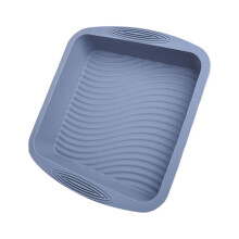 Forma de silicone antiaderente para bolo, própria para forno, 23 cm (9 polegadas)
