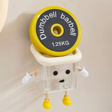 Porte-brosse à dents en plastique, accessoire de salle de bain, motif dessin animé (1 pièce)