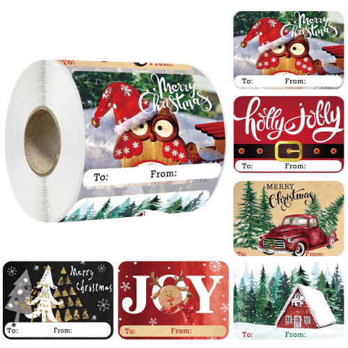 Christmas Gift Tags Holiday Decor 250 pcs