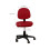 Office swivel chair cover split back wine red 4