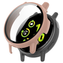 Conjunto de película de vidro temperado e capa de policarbonato para smartwatch
