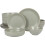 Dinah stoneware double bowl set sage green 16 pcs 1