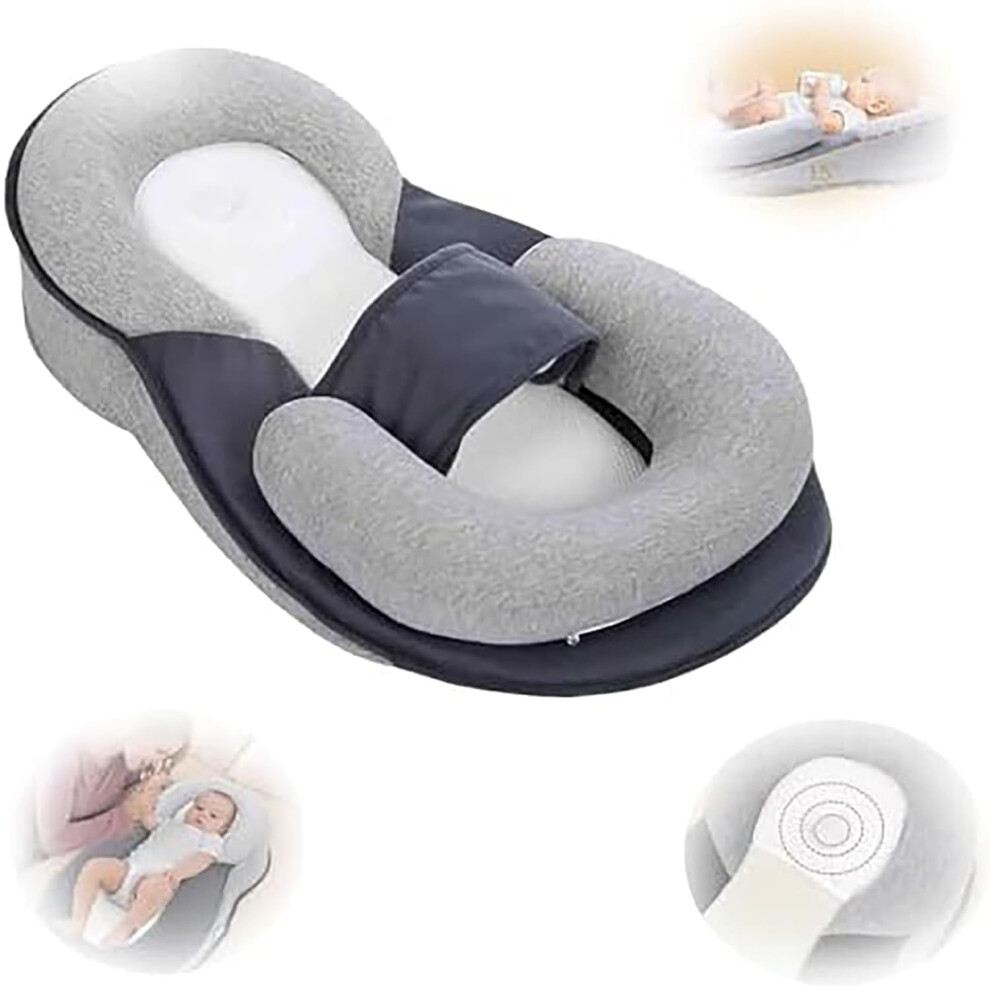 Rest Nest Bed for Acid Reflux with Strap, Kids Pattern,