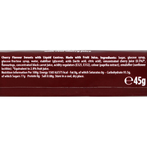 Halls Halls Soothers Real Cherry Juice Sweets, 45g 1