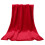 Children's Flannel Blanket Soft Warm Red50x70cm 1