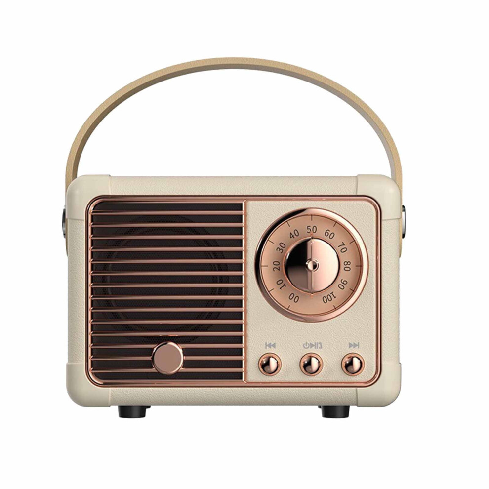 Vintage Bluetooth Speaker 3W Stereo 7X11x5cm 913211350157