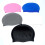 Silicone Swimming Cap with Ear Protection One Size 6