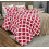 King Red Printed Comforter Set 3-Piece All-Season Down 1